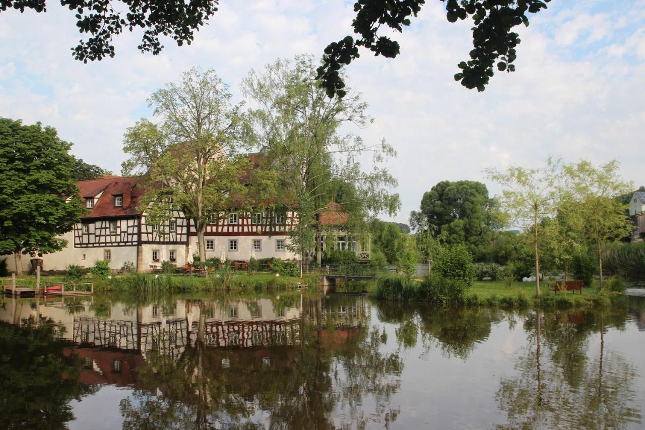 Gutshof Andres Hotel Kirchlauter Bagian luar foto