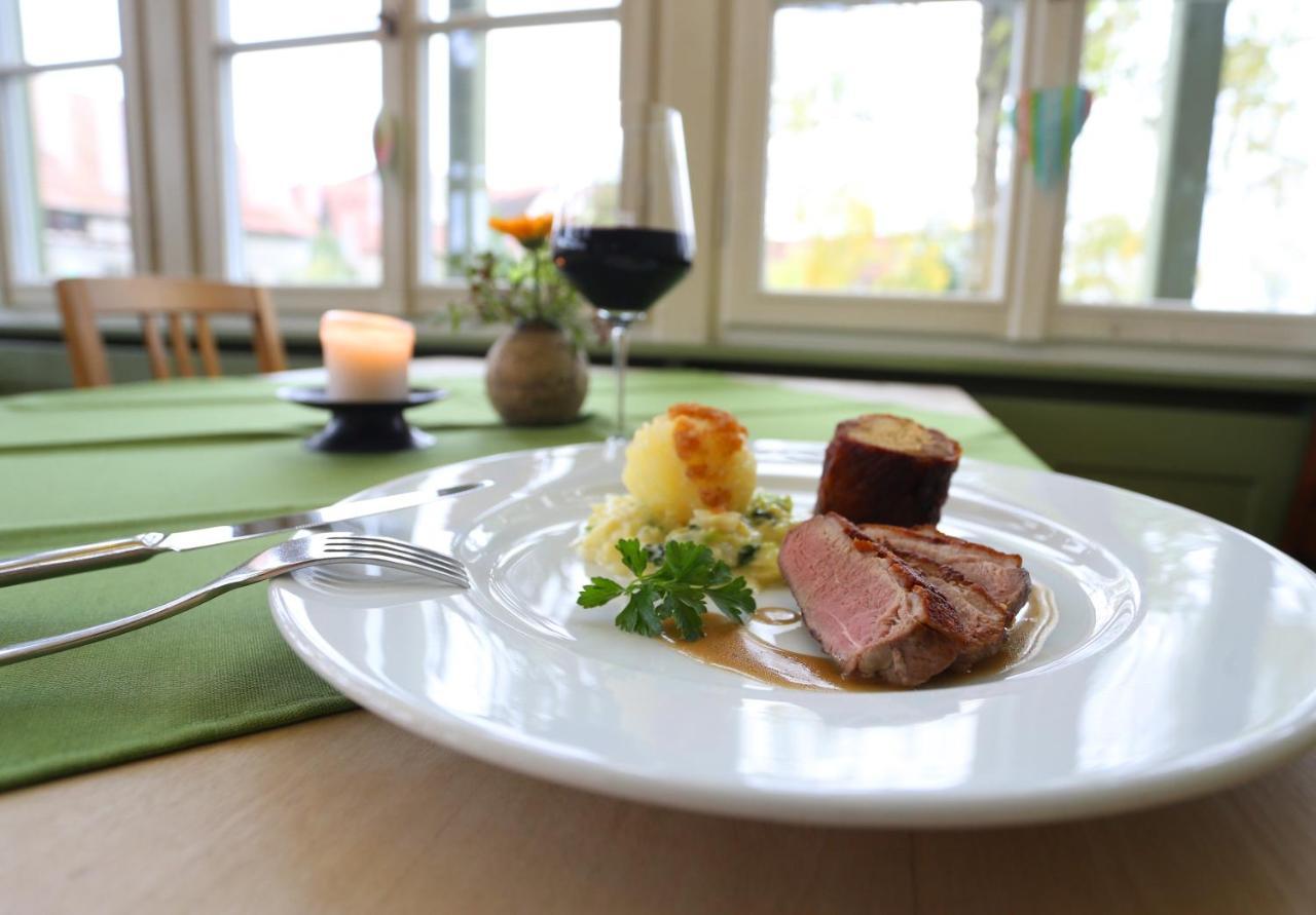 Gutshof Andres Hotel Kirchlauter Bagian luar foto