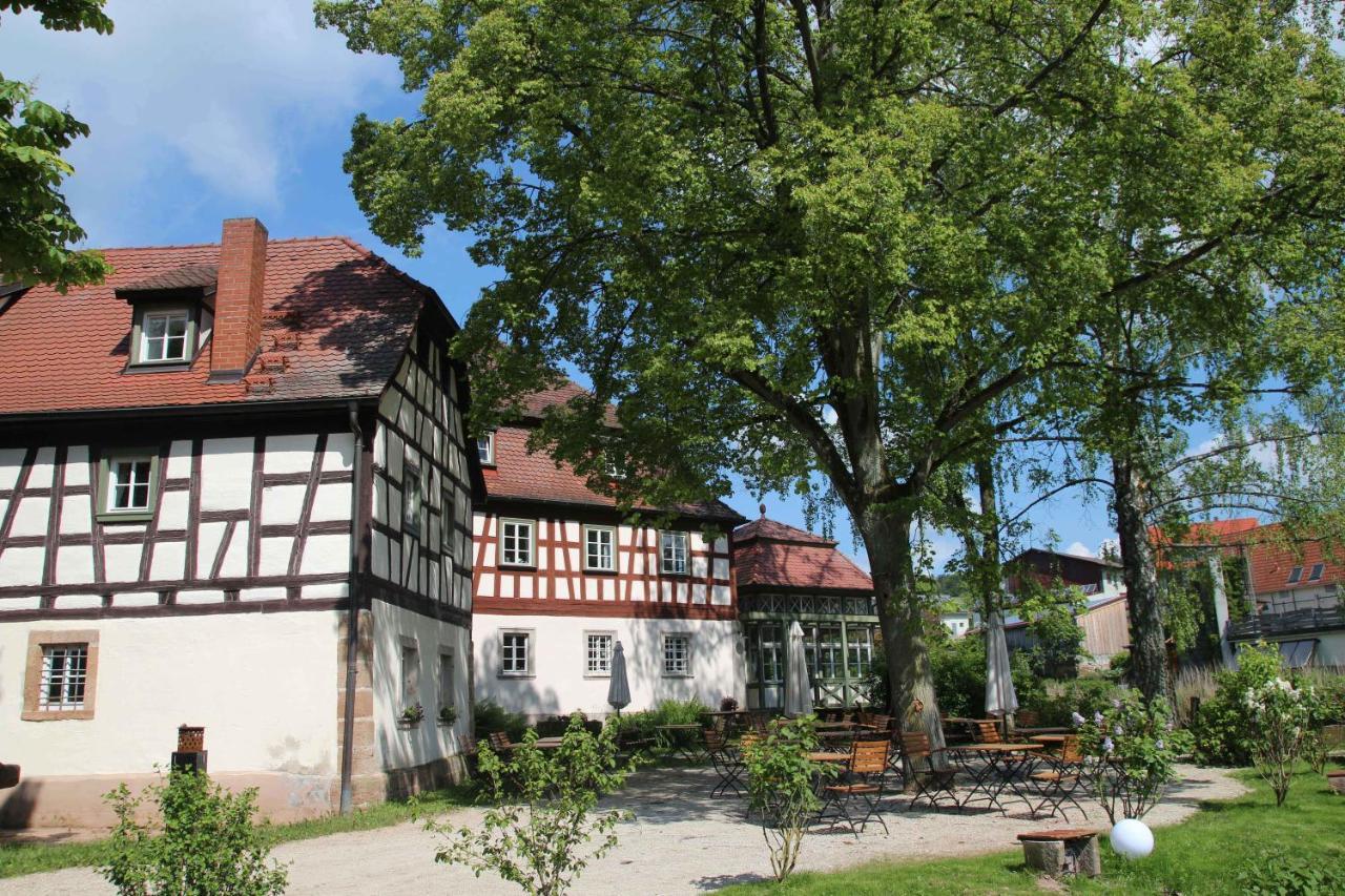 Gutshof Andres Hotel Kirchlauter Bagian luar foto