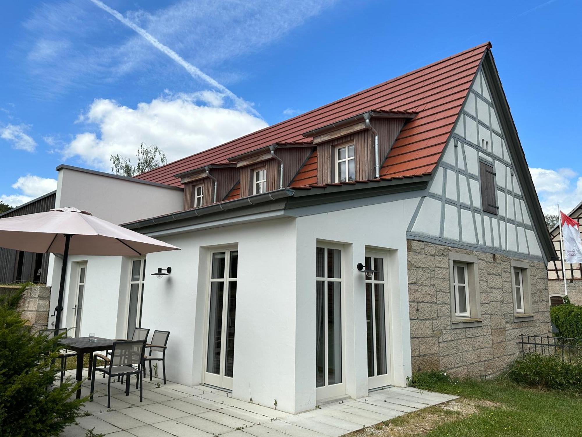Gutshof Andres Hotel Kirchlauter Bagian luar foto